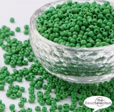 100g grün opak glas rocailles - 100g,