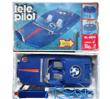 Altes Tele Pilot Boot BMW Kabel Fernlenkung Spielzeug Geobra 70er Jahre OVP