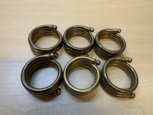 Serviettenringe messing 6er - serviettenringe,