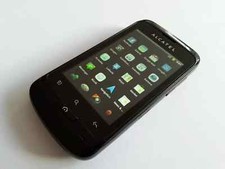 ALCATEL ONETOUCH 918D MIX DUAL SIM BLACK NEUW.+OVP+EXTRAS+RECHNUNG+DHL VERSAND