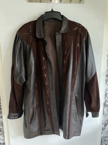 Lederjacke vintage ledermantel - vintage,