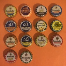 14 unterschiedliche Kronkorken