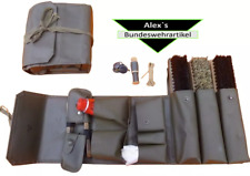 original Schweizer Armee Schuhputzzeug Schuhputzset Putzset Oliv gebr.