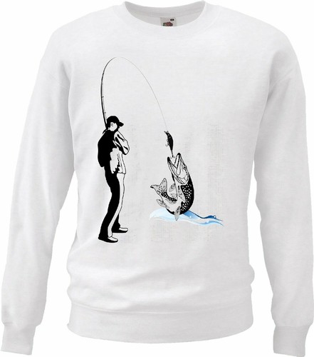 Sweatshirt angler angelrute - sweatshirt,