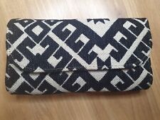 Portemonnaie Groß Geldbeutel Leder Bestickt Geldbörse 10 Karten Berber Boho Chic