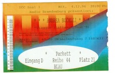 2 alte Konzertkarten Klassik, 3 Programmhefte Klassik 1996-1997