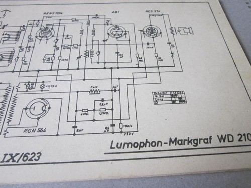 Lumophon markgraf 210 - lumophon, wd