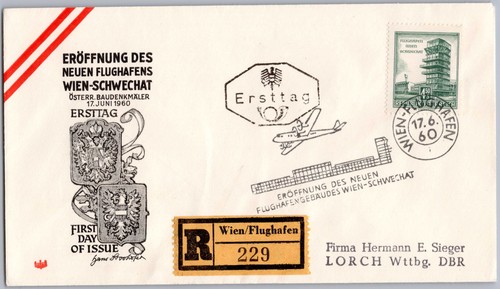 österreich fdc wien schwechat - Österreich, wien-schwechat