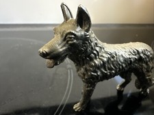 Hund Schäferhund Metall Figur