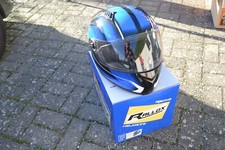 Motorradhelm Integralhelm RALLOX FS- 807 Graphic Blue S