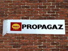 Shell Ausleger Emailschild #shell #aral #castrol