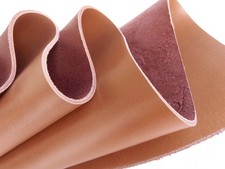 Lederhaut BRAUN 54x48 2,8mm pflanzlich Bio Dickleder Rindleder BLANKLEDER