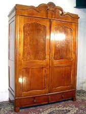 Norddeutscher Schrank Biedermeier Esche