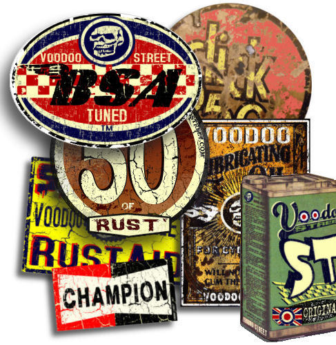 Bsa aufkleber set von - bsa, aufkleber-set