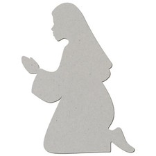 Pappe krippenfigur betende - pappe,
