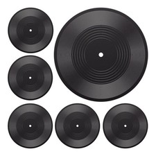 6 Stück 12  Leere Vinyl-Schallplatten, Gefälschte Schallplatten im Vint5442