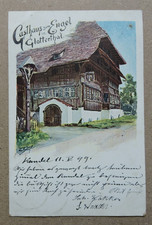 orig. AK Glottertal Breisgau-Hochschwarzwald/ Gasthaus zum Engel /gel.1899