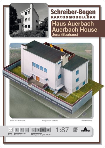 Kartonmodell haus auerbach - kartonmodell,