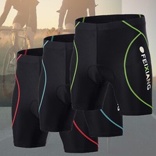 Herren Radunterhose Fahrradhose Sitzpolster 4D Gel Fahrrad MTB Radlerhose