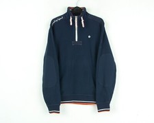 Gaastra HERREN S Segeln Fleece Pullover Quarter Zip Sweatshirt Jacke Top