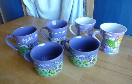 Milka tassen sammeltassen - 6x,