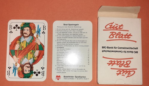 Werbe kartenspiel bfg bank - werbe-kartenspiel, (bank