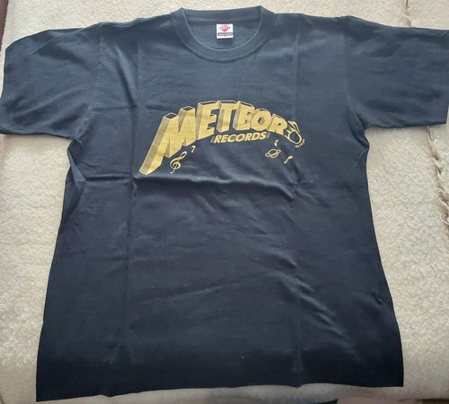Meteor records shirt small - meteor,