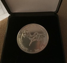 Sambia Zambia 2002 African Wildlife Elephant 5000 Kwacha Silber