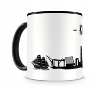 Kiel skyline tasse kaffeetasse - kiel,