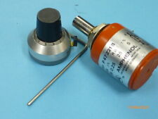 AMPHENOL  47 221 Mehrwendel-10/Gang Potentiometer 25R + Einstellknopf je 1x NEU