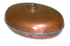 Alte Kupfer Wärmflasche
