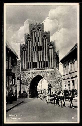Ansichtskarte wismar m - ansichtskarte,