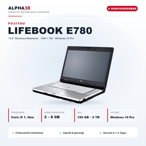 Fujitsu lifebook e780 windows - lifebook,