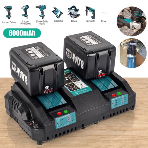 18v 8ah für makita akku - 2x,