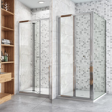 Eckdusche Duschkabine Falttür