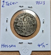 1/6 Taler 1829 Hessen-Kassel