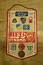 Wimpel BFC Dynamo Berlin EC 79-82 Hamburger SV DDR Fußball Oberliga DFV 