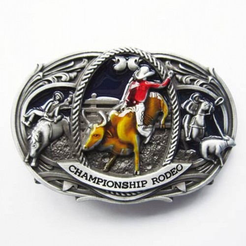 Western buckle rodeo - buckle, cowboy