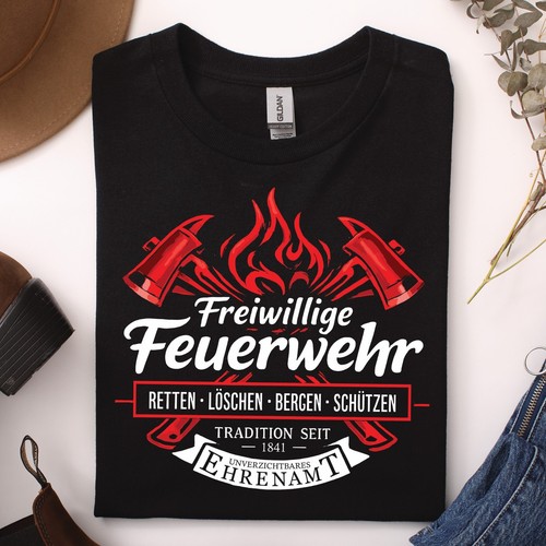 Feuerwehr shirt freiwillige - feuerwehr,