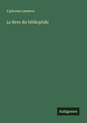 Livre bibliophile - le,