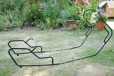 Sturzbügel KIT Beinschild + Heck Schwarz für Piaggio Hexagon 125 150 Verkleidung