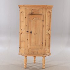 barock eckschrank kiefer vollholz 93x52cm hoch 170cm frei haus geliefert