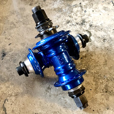 Profile Racing BMX Mini Hub ( Naben ) Set, LHD, 9T, blau, inkl. Versand