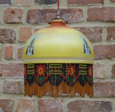 Vintage Hängelampe buntes