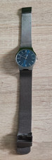 bildschöne Skagen Armbanduhr unisex blau  rar