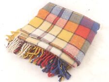 Schottisch Decke Karo Muster Bunt Buchanan Wollmischung 130 cm x 135 cm