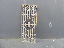 Antikes französisches Türgitter historisch Gusseisen floral Gartendeko Landhaus