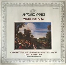 Vivaldi Werke Mit Laute NEAR MINT Archiv Produktion Vinyl LP