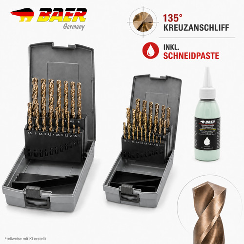Spiralbohrer set hssg cobalt - hssg,