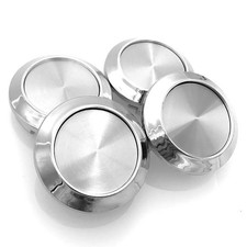 4X 64mm Silber Nabendeckel